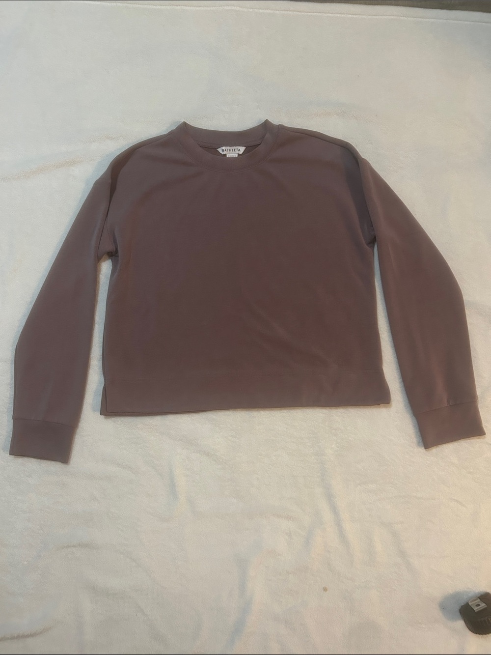 Athleta Women's Seasoft Crewneck Sweatshirt Mauve Size Small